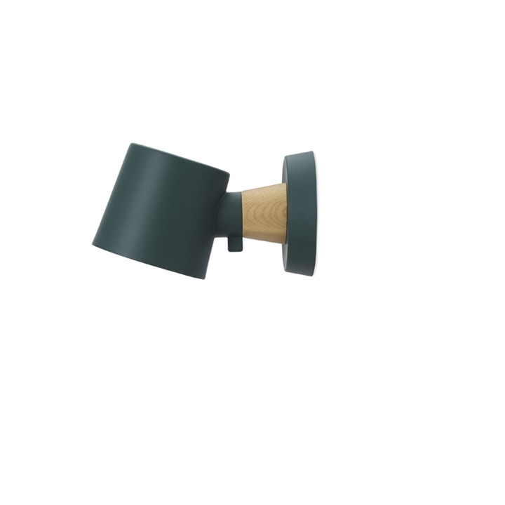 Rise wandlamp hardwired, Petrol